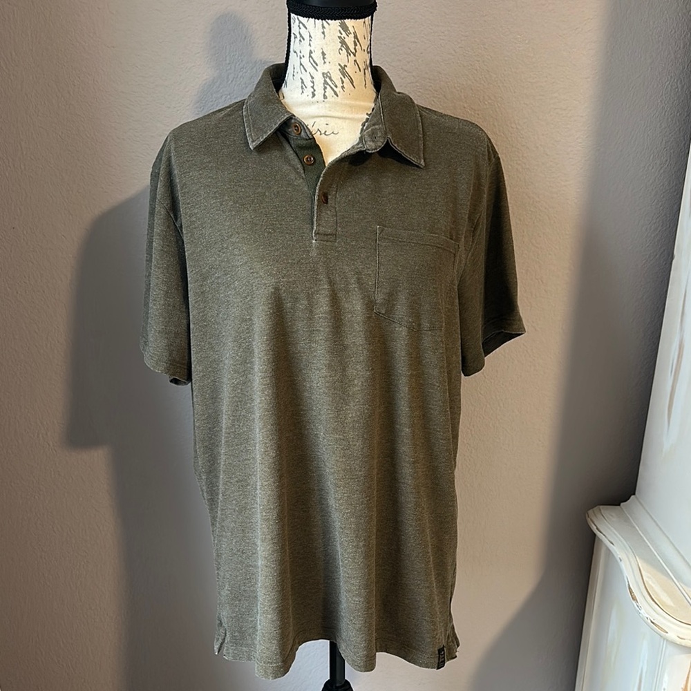 Men's Olive Green Polo Shirt